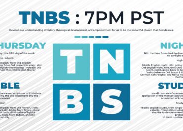 TNBS // Thursday Night Bible Study